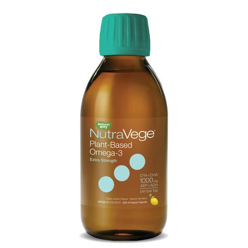 NutraVege Omega-3 Plant Based Extra Strength Lemon 200mL - Five Natural