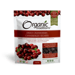Organic Traditions Dried Cranberries 113g - Five Natural