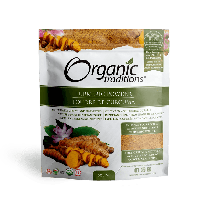 Organic Traditions Turmeric Powder 200g - Five Natural