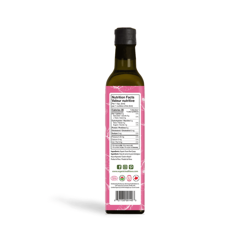 Organic Traditions Yacon Syrup 250ml - Five Natural