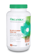 Organika Black Cumin Seed Oil 500mg 120 Softgels - Five Natural