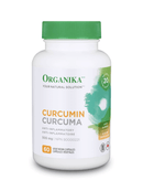 Organika Curcumin 500mg 60 Veg Capsules - Five Natural