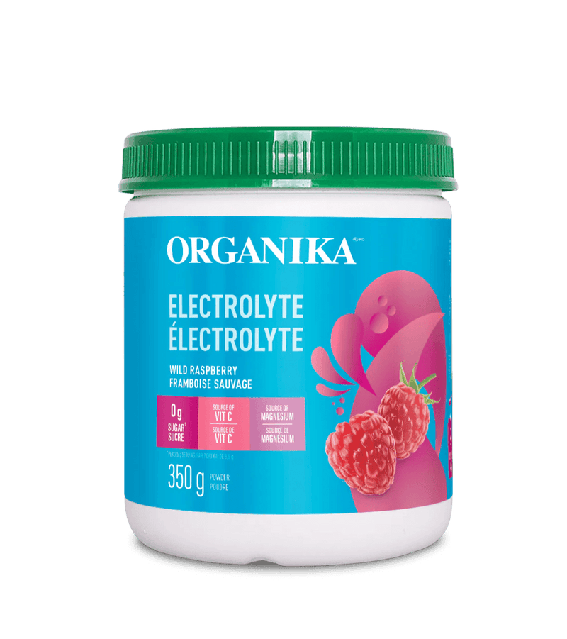Organika Electrolyte Wild Raspberry 350g - Five Natural