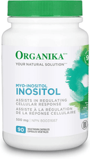 Organika Inositol (Myo-Inositol) 500mg 90 Veg Capsules - Five Natural