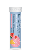 Organika Instant C, D, Zinc Immunity Watermelon 10 Tablets - Five Natural