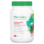 Organika Korean Red Ginseng 500mg 100 Capsules - Five Natural