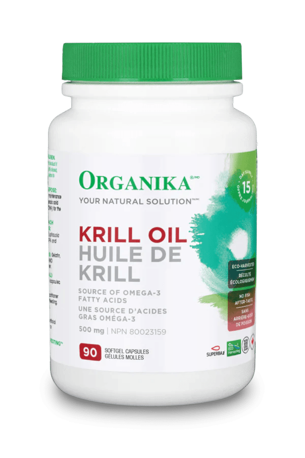 Organika Krill Oil 500mg 90 Softgels - Five Natural