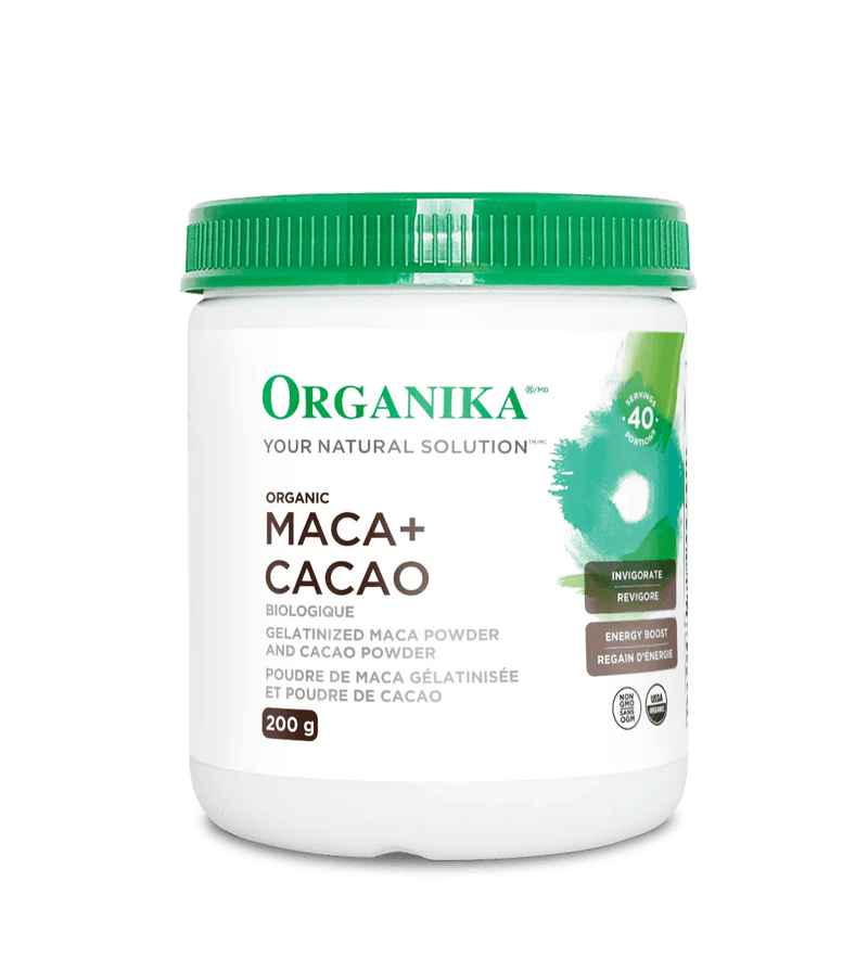 Organika Maca + Cacao Powder 200g - Five Natural