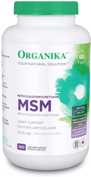 Organika MSM 1000mg 180 Veg Capsules - Five Natural