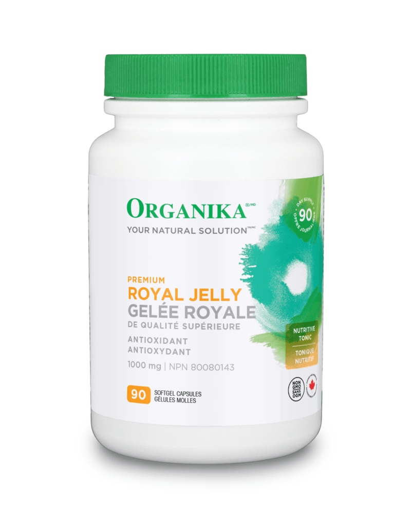 Organika Royal Jelly (Premium) 1000mg 90 Softgels - Five Natural
