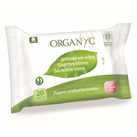 Organyc Feminine Hygiene Wipes 20 Units - Five Natural