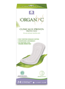 Organyc Flat Liners Light Flow 24 Units - Five Natural