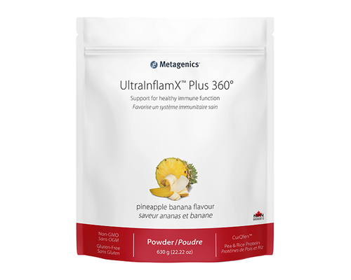 Metagenics UltraInflamX Plus 360 Pineapple Banana 630g