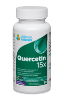 Platinum Naturals Quercetin 15X 60 Vegan Liquid Capsules - Five Natural