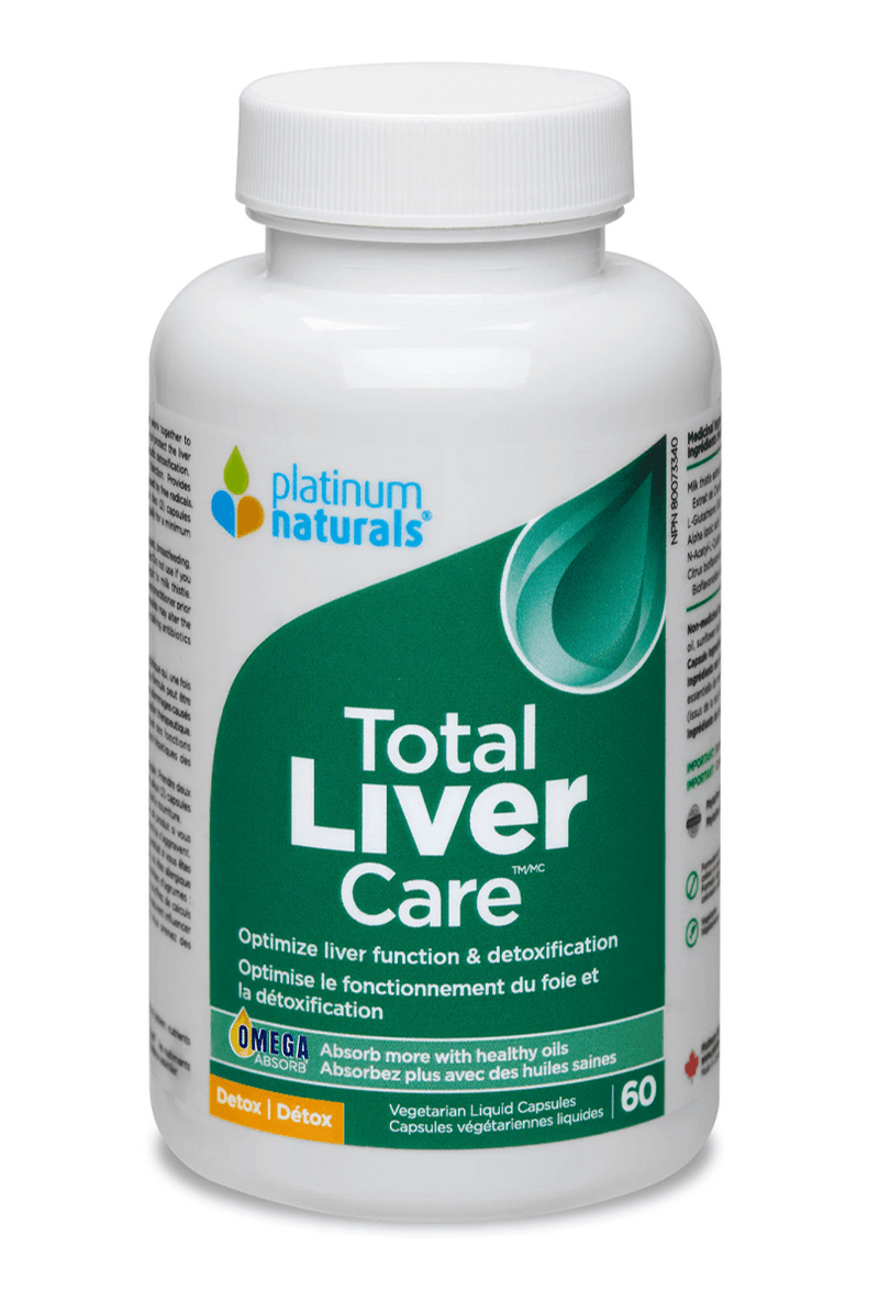 Platinum Naturals Total Liver Care™ 60 Veg Liquid Capsules - Five Natural