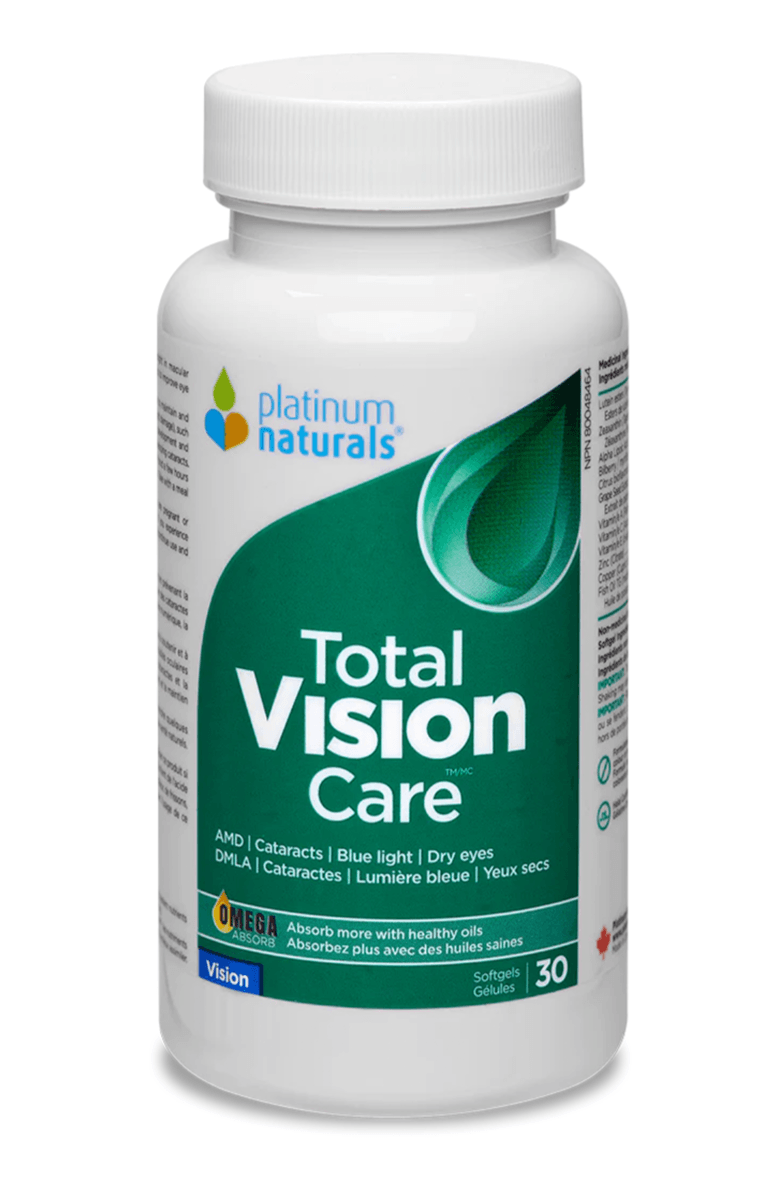 Platinum Naturals Total Vision Care 30 Softgels