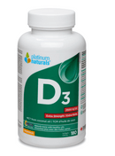 Platinum Naturals Vitamin D3 2500IU Extra Strength 180 Softgels - Five Natural