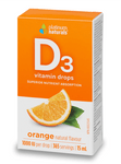 Platinum Naturals Vitamin D3 Drops 1000IU Orange 15mL - Five Natural