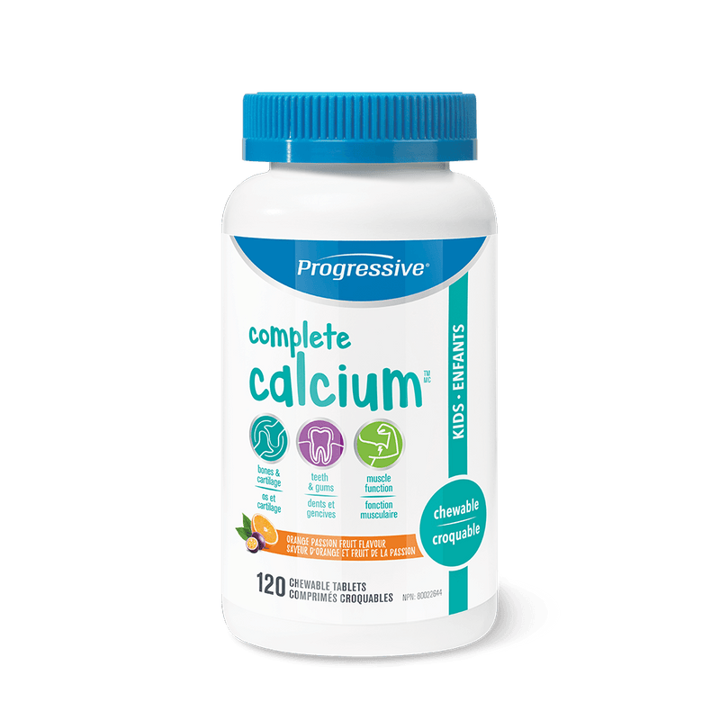 Progressive Calcium Kids - Orange Chewable 120 Tablets - Five Natural