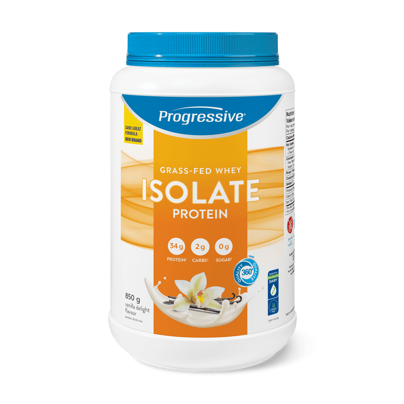 Progressive Grass Fed Whey Isolate - Vanilla 850g Powder - Five Natural