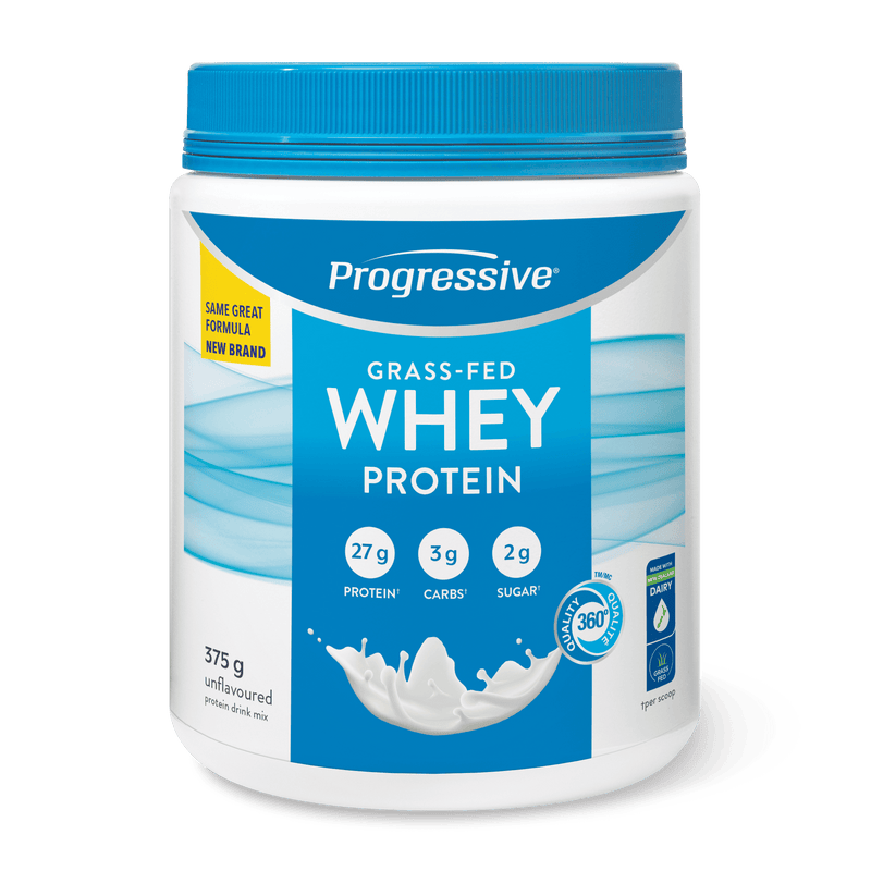 Progressive Grass Fed Whey Protein - Unflavoured 375g Powder - Five Natural