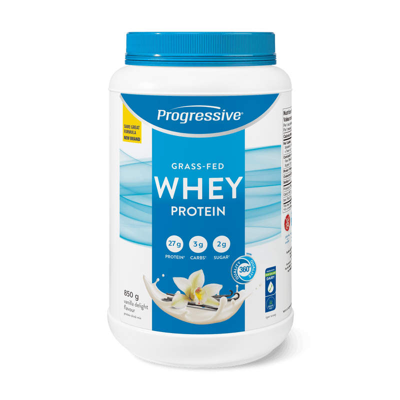 Progressive Grass Fed Whey Protein - Vanilla 850g Powder - Five Natural