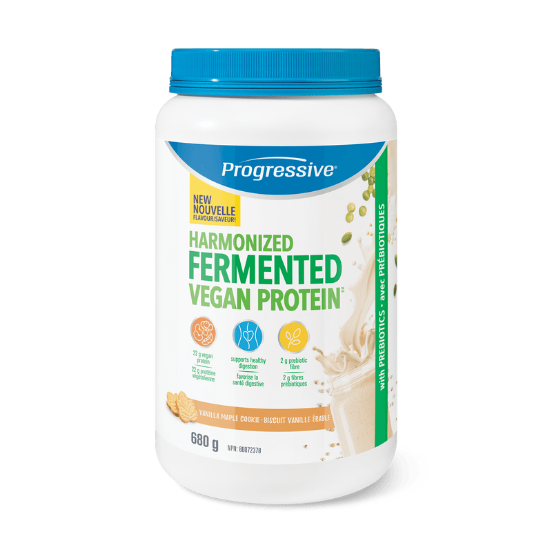 Progressive Harmonized Fermented Vegan Protein - Vanilla Maple Cookie 680g Powder - Five Natural