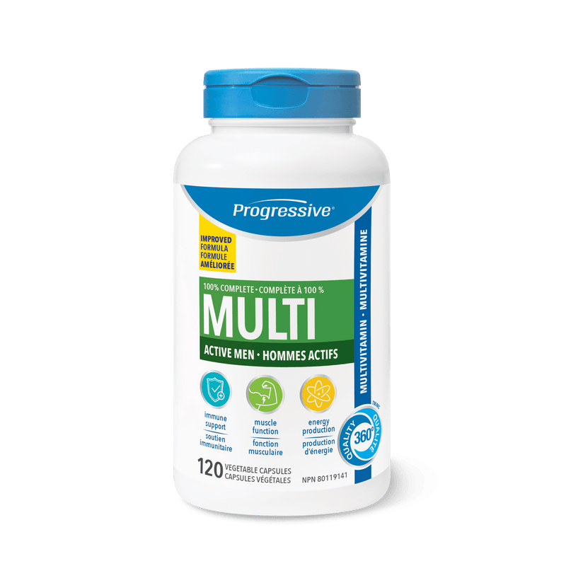 Progressive Multi For Active Men 120 Capsules - Five Natural
