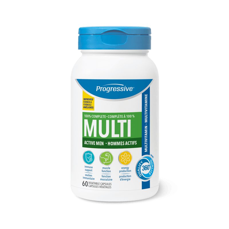 Progressive Multi For Active Men 60 Capsules - Five Natural