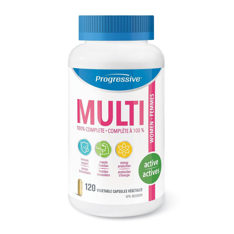 Progressive Multi For Active Women 120 Capsules - Five Natural