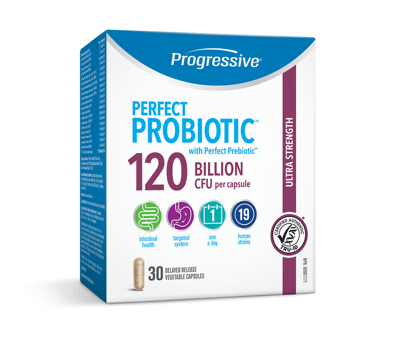 Progressive Perfect Probiotic 120B 30 Capsules - Five Natural