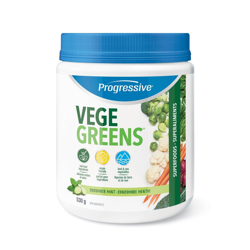 Progressive VegeGreens - Cucumber Mint 530g Powder - Five Natural