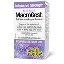 Natural Factors Keto Paleo MacroGest Intensive Strength 60 Capsules - Five Natural