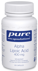 Pure Encapsulations Alpha Lipoic Acid 400mg 60 Capsules - Five Natural
