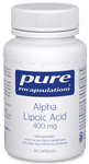 Pure Encapsulations Alpha Lipoic Acid 400mg 60 Capsules - Five Natural