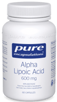 Pure Encapsulations Alpha Lipoic Acid 600mg 60 Capsules - Five Natural