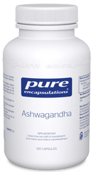 Pure Encapsulations Ashwagandha 120 Capsules - Five Natural