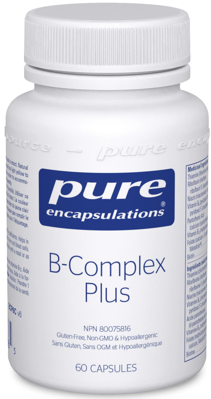 Pure Encapsulations B-Complex Plus 60 Capsules - Five Natural