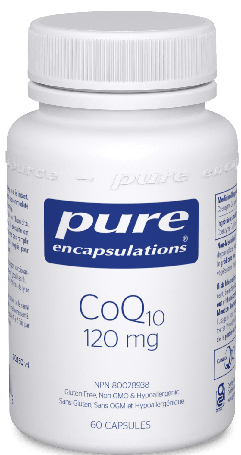Pure Encapsulations CoQ10 120mg 60 Capsules - Five Natural