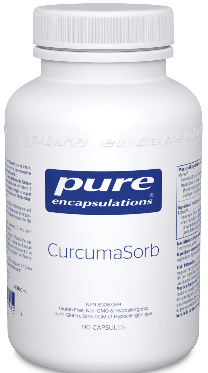 Pure Encapsulations CurcumaSorb 90 Capsules - Five Natural
