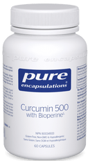 Pure Encapsulations Curcumin 500 with Bioperine® 60 Capsules - Five Natural