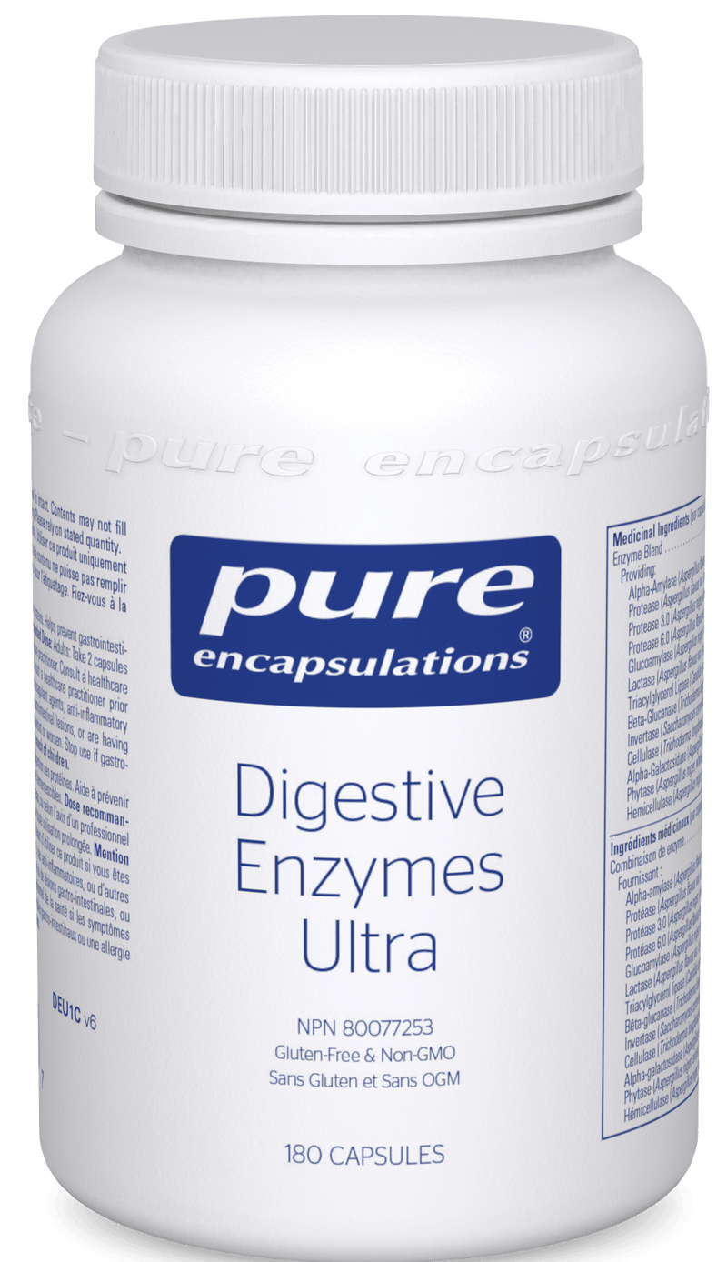 Pure Encapsulations Digestive Enzymes Ultra 180 Capsules - Five Natural