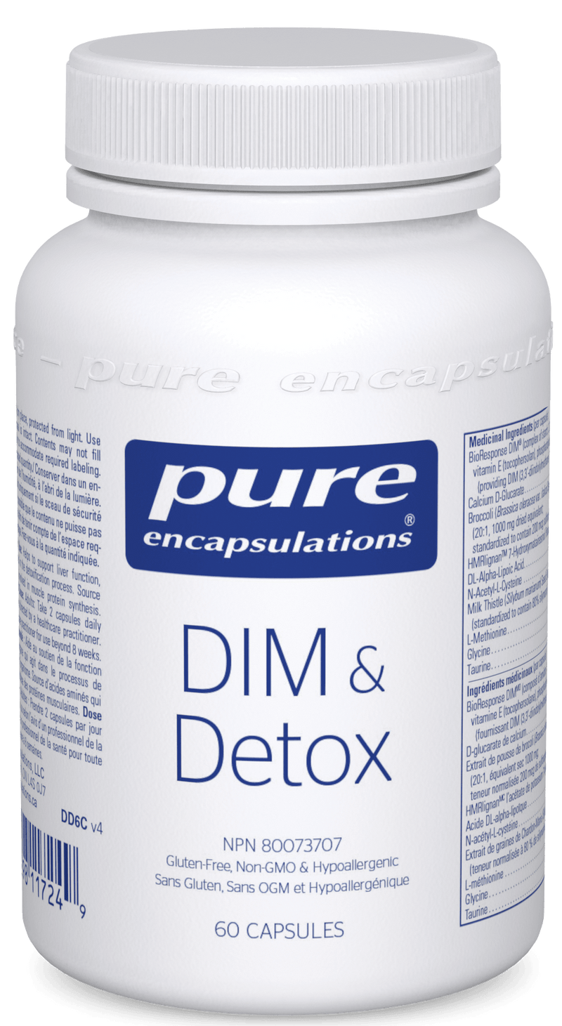 Pure Encapsulations DIM & Detox 60 Capsules - Five Natural