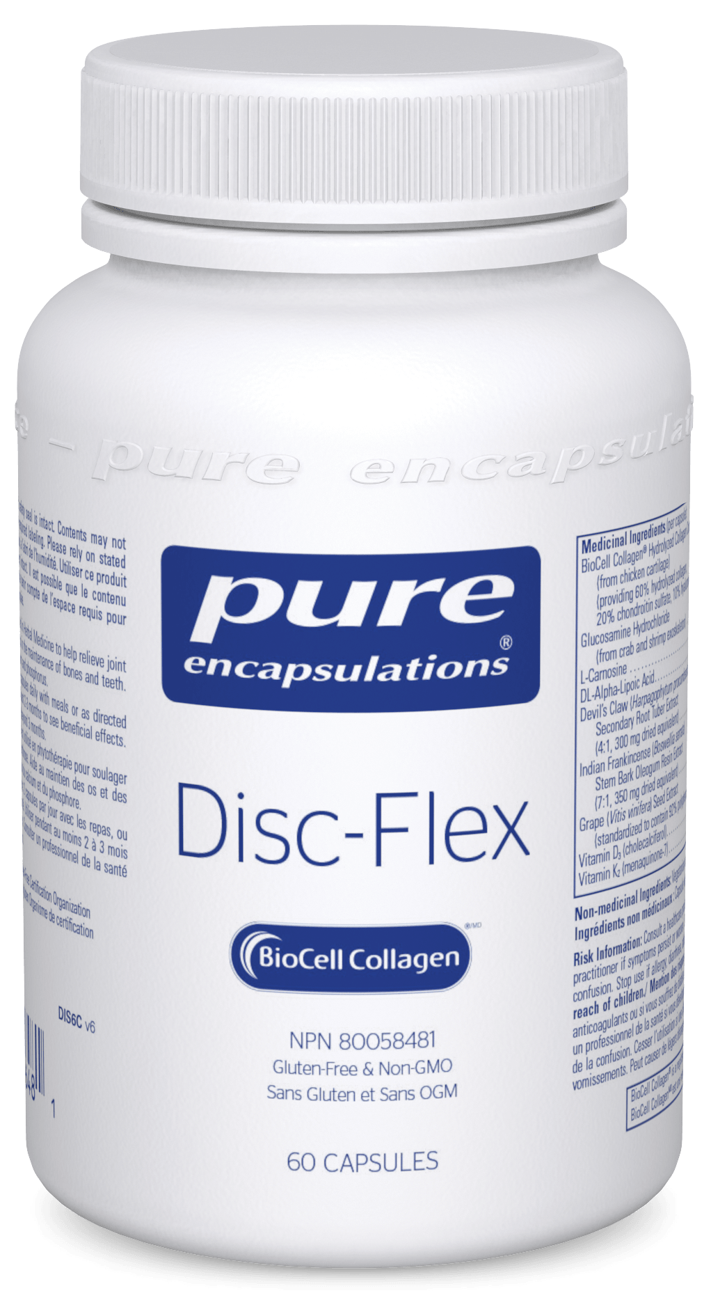 Pure Encapsulations Disc Flex 60 Capsules