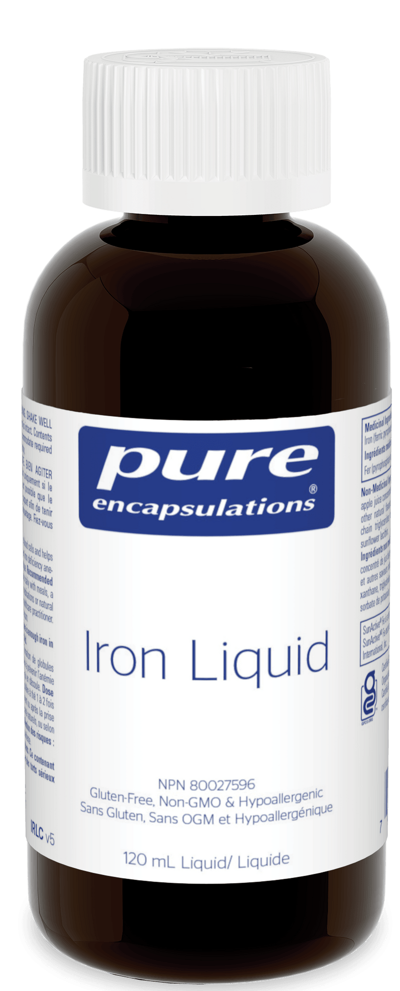 Pure Encapsulations Iron liquid 120mL - Five Natural