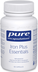 Pure Encapsulations Iron Plus Essentials 60 Capsules - Five Natural