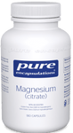Pure Encapsulations Magnesium Citrate 180 Capsules - Five Natural