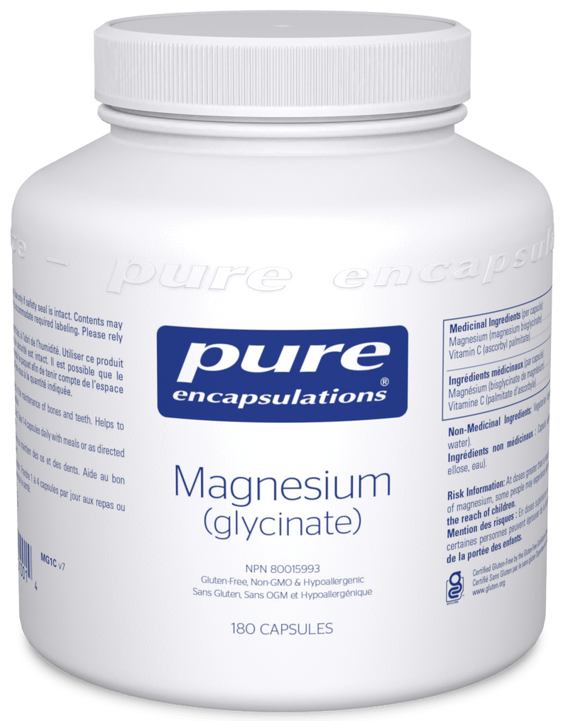 Pure Encapsulations Magnesium Glycinate 180 Capsules - Five Natural