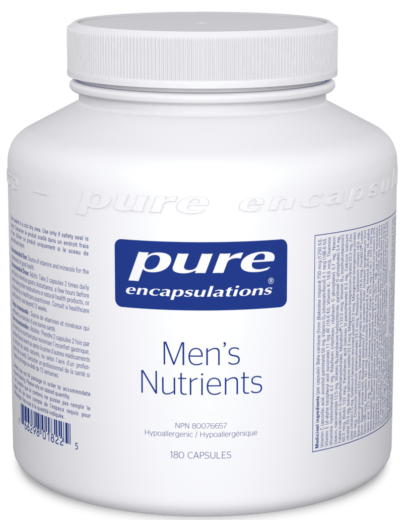 Pure Encapsulations Men’s Nutrients 180 Capsules - Five Natural