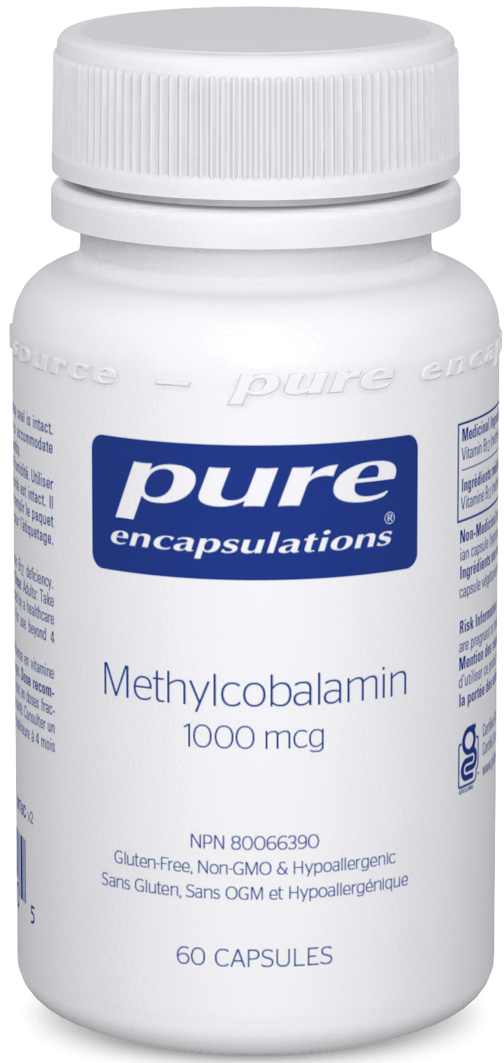 Pure Encapsulations Methylcobalamin 60 Capsules - Five Natural